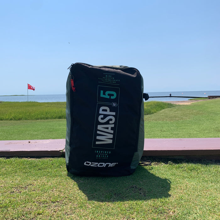 USED Ozone Wasp V2 Wing-Bright Green/White-5m