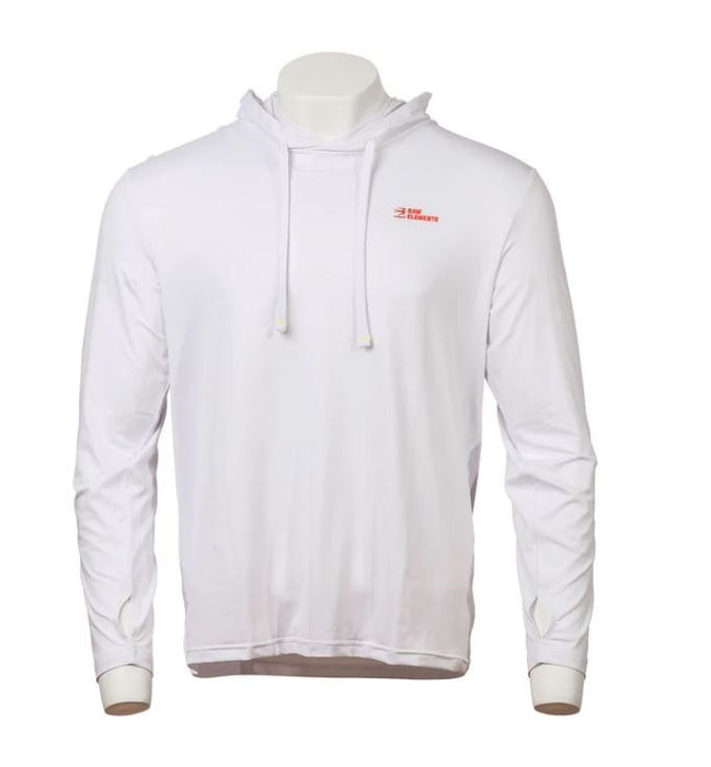 Raw Elements Mike Fields Red Shield L/S Hooded Rashguard-White