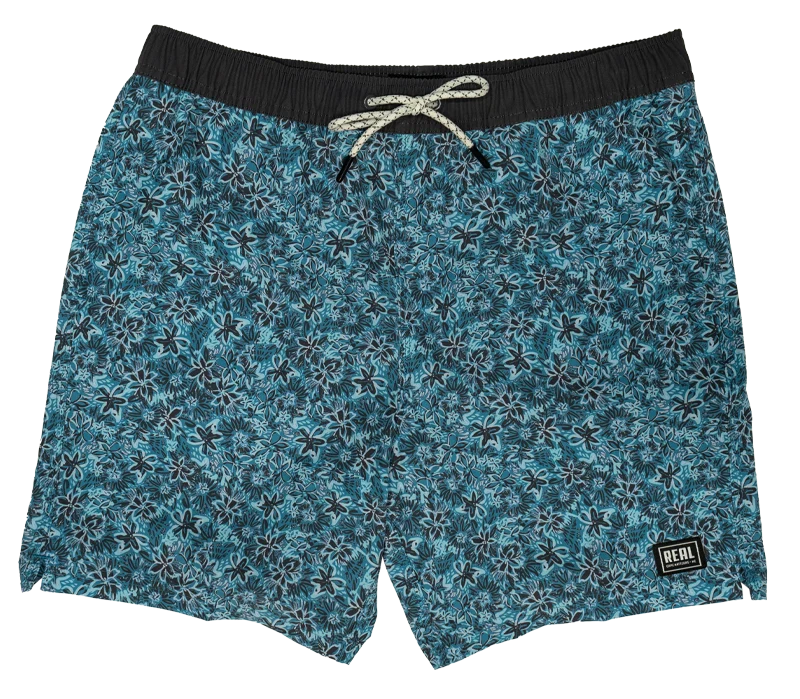 REAL Wildflower Boardshorts-Teal
