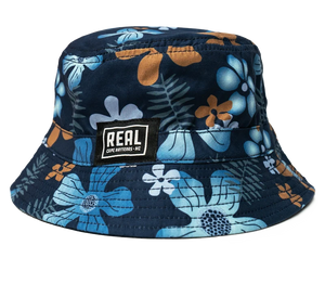 REAL Trip Aloha Reversible Hat-Navy