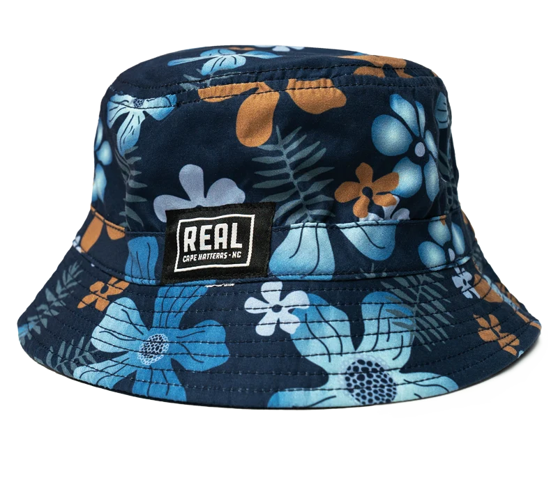 REAL Trip Aloha Reversible Hat-Navy