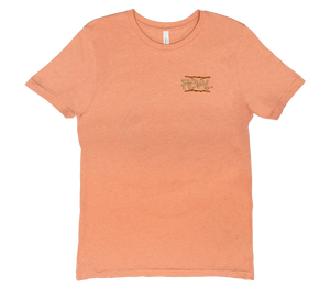 REAL Barreled To The Bone Tee-Heather Sunset— Alternate View