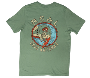 REAL Barreled To The Bone Tee-Sage