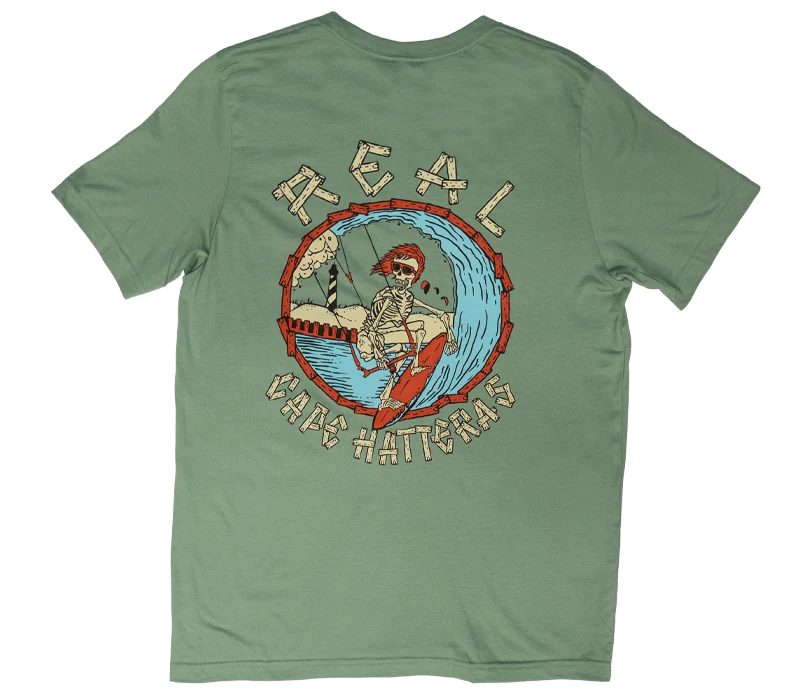 REAL Barreled To The Bone Tee-Sage