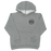 REAL Outer Banks Map Kids Hooded Sweatshirt-Carbon Grey