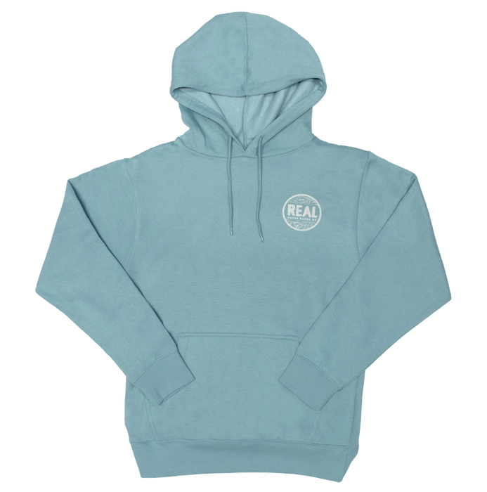 REAL Outer Banks Map Hooded Sweatshirt-Agave