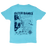 REAL Outer Banks Map Kids Tee-Pacific Blue
