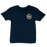 REAL Outer Banks Map Youth Tee-Navy Blazer