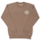 REAL Outer Banks Map Wmn's Crew Sweatshirt-Latte