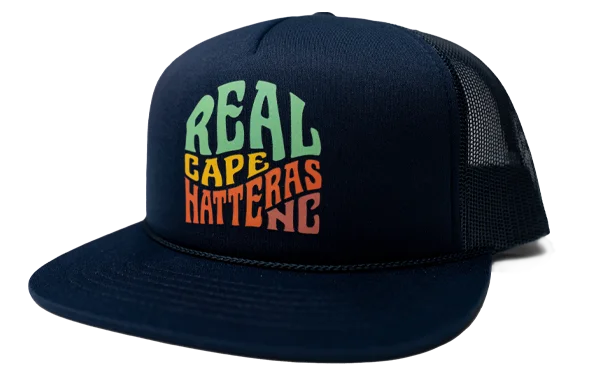 REAL Retro Badge Hat-Navy