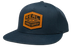 REAL Shred Supply Leather Patch Hat-Navy