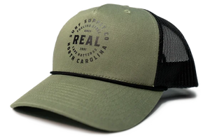 REAL Surf Supply Hat-Loden/Black