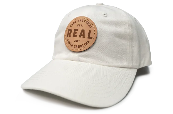 REAL Circle Patch Hat-White