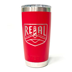 REAL x YETI Rambler 20 oz MS Tumbler-Rescue Red