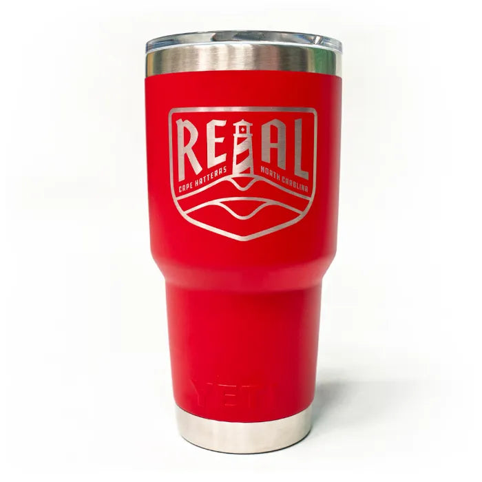 REAL x YETI Rambler 30 oz MS Tumbler-Rescue Red