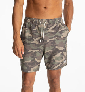 Free Fly Reverb Shorts-Woodland Camo Print