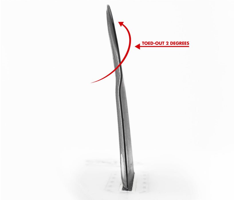 Futures Alpha Reverse 3/2 Twin  Twin Fin Set-Carbon/Red