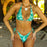 Kulani Kinis Ring Halter Top-Emerald Tides