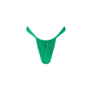 Kulani Kinis Ruched Thong Bottom-Jungle Jewel