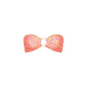 Kulani Kinis Strapless Bandeau Top-Sherbet Shimmer