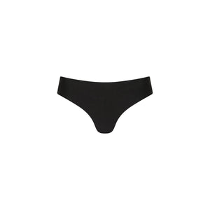 Kulani Kinis Mid-Rise Brazilian Bottom-Moonlight Black