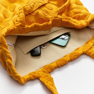 Slowtide Sad Happy Terry Bag-Yellow