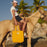 Slowtide Sad Happy Terry Bag-Yellow