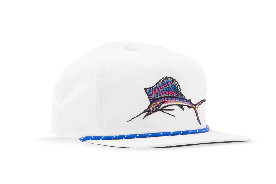 Bajio Sailfish Performance Hat-White