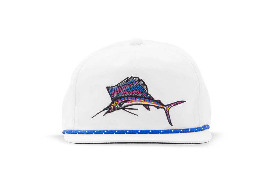 Bajio Sailfish Performance Hat-White
