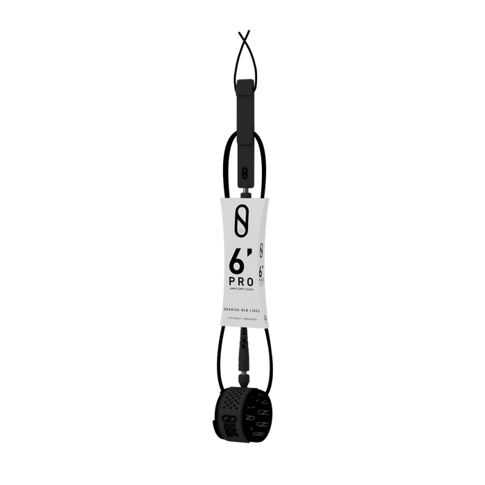 Slater Designs Comp Leash-Black-6' x 6mm