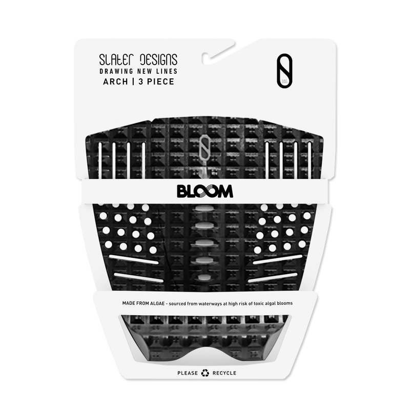 Slater Designs 3 Piece Arch Traction Pad-Black/Grey