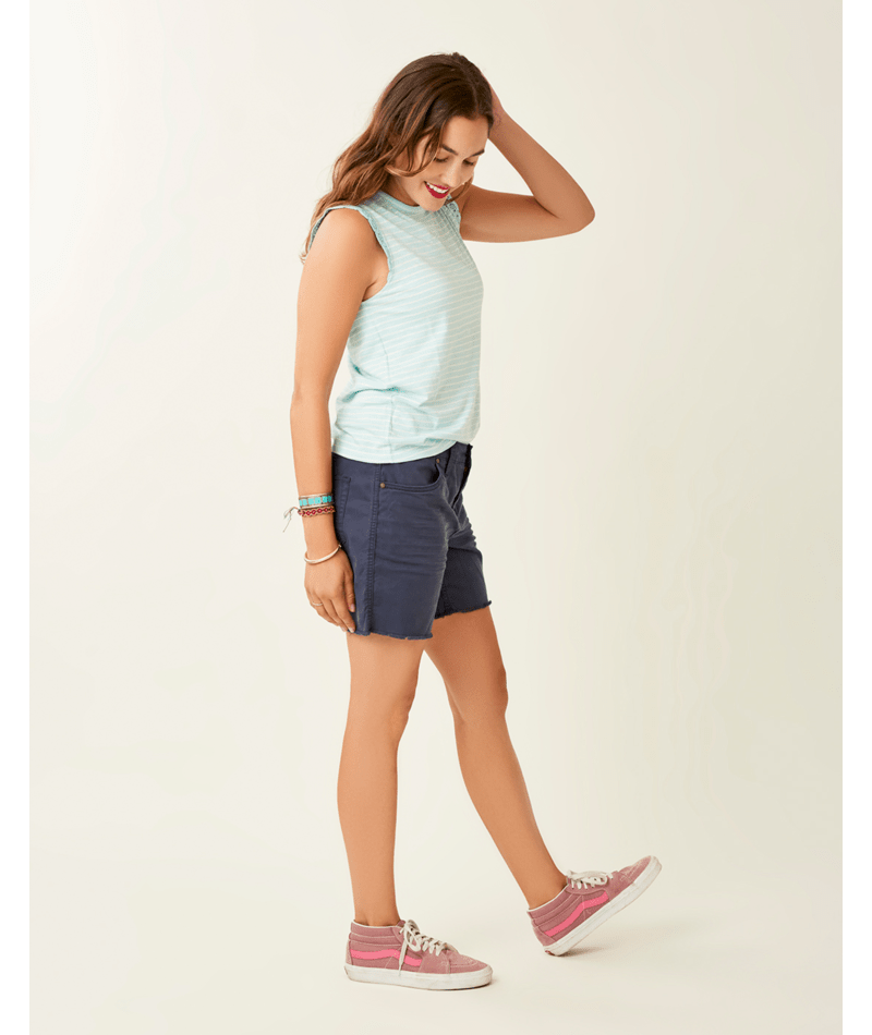Carve Designs Oahu 6" Twill Shorts-Navy