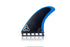 NVS Stu Kenson Solid Fiberglass Twinzer Fin Set-Black-Large