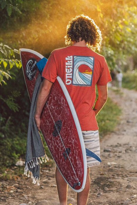 O'Neill Side Wave Tee-Hot Red