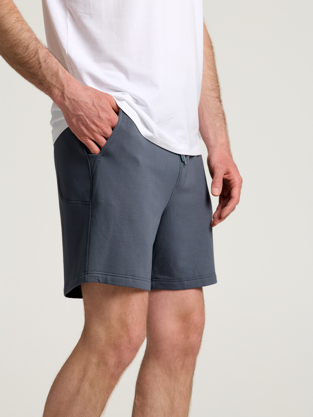 Free Fly Bamboo Lightweight Fleece Shorts-Storm Cloud