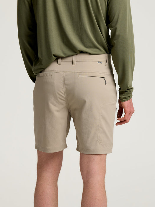 Free Fly Topogrid Shorts-Vintage Khaki