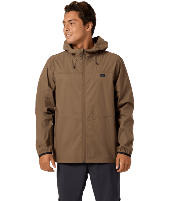 O'Neill Trvlr Windbreaker Stretch Jacket-Teak