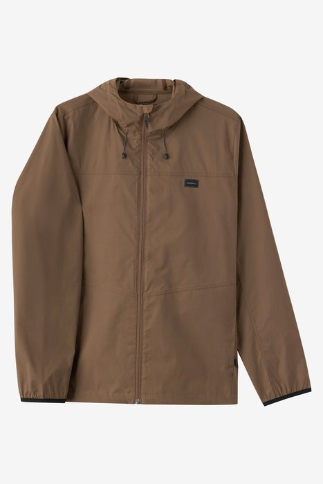 O'Neill Trvlr Windbreaker Stretch Jacket-Teak