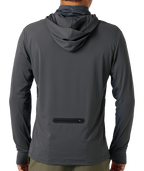 O'Neill TRVLR UPF Elevated Hooded Sun Shirt-Dark Shadow