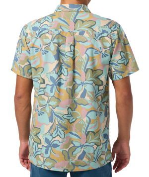 O'Neill OG Print Standard Woven Shirt-Blue Fusion— Alternate View