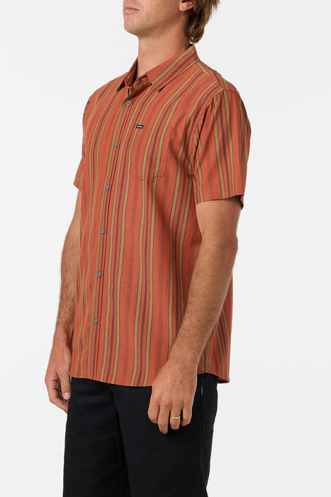 O'Neill Oasis Standard Woven S/S Shirt-Clay