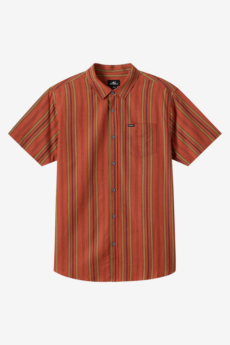 O'Neill Oasis Standard Woven S/S Shirt-Clay