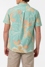 O'Neill UPF Slub Standard Woven S/S Shirt-Green