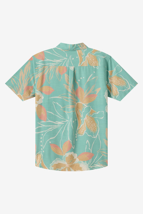 O'Neill UPF Slub Standard Woven S/S Shirt-Green