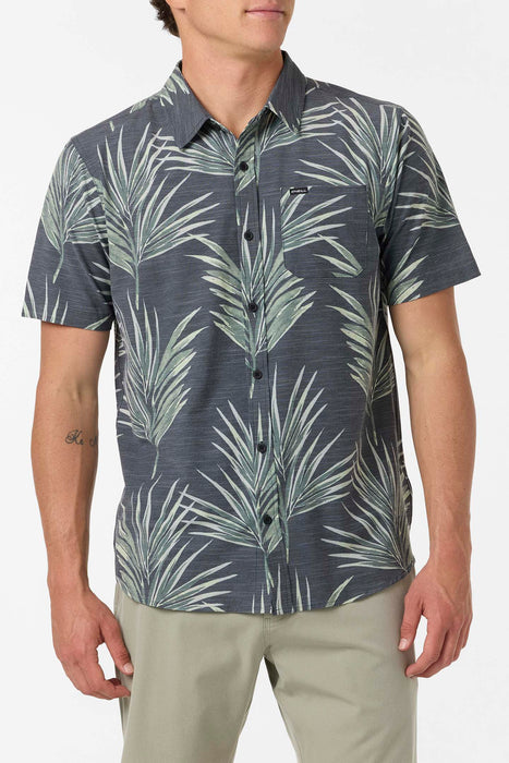 O'Neill UPF Slub Relaxed Woven Shirt-Black 2