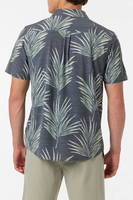O'Neill UPF Slub Relaxed Woven Shirt-Black 2
