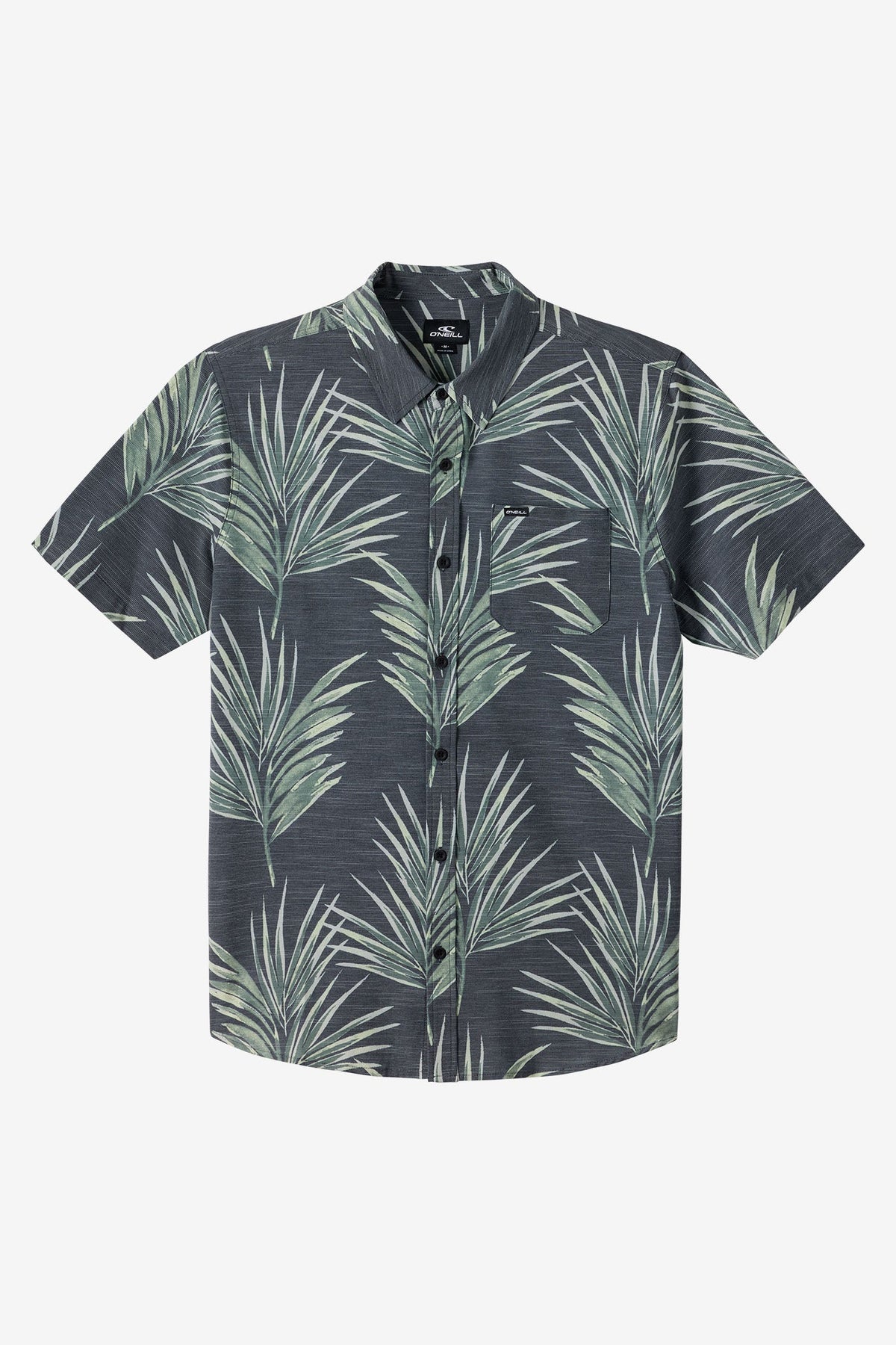 O'Neill UPF Slub Relaxed Woven Shirt-Black 2