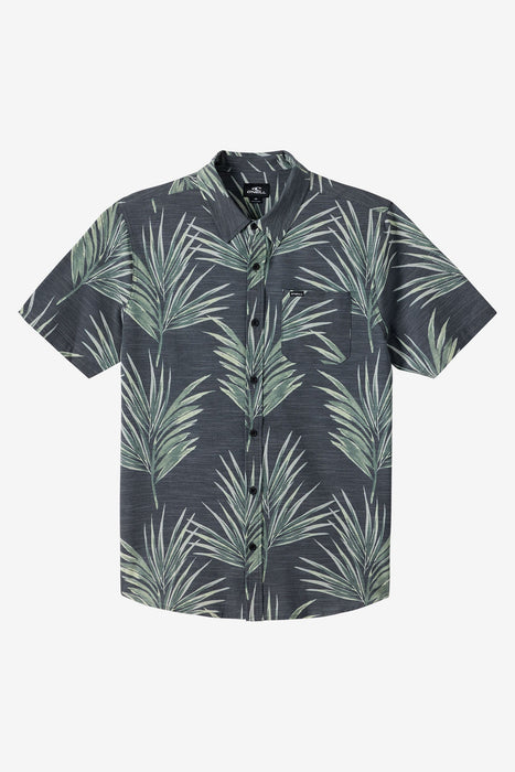 O'Neill UPF Slub Relaxed Woven Shirt-Black 2