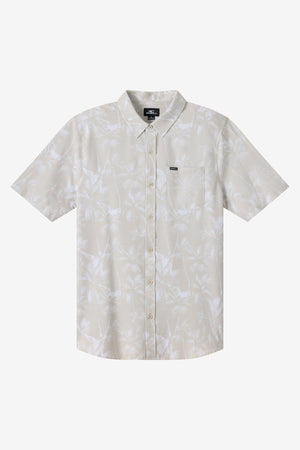 O'Neill UPF Slub Relaxed Woven Shirt-Lgt Khaki2