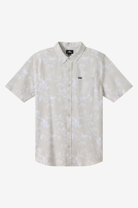 O'Neill UPF Slub Relaxed Woven Shirt-Lgt Khaki2